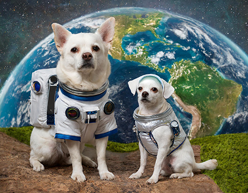 ASTRONAUT GUARDIAN DOGS