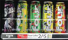 Cheap alcopops