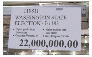Costco Lobbying Sign