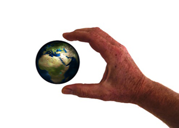 He's got the whole world in his hand and he will pour alcohol on it